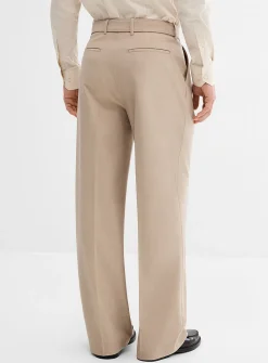 Pleated belted pant