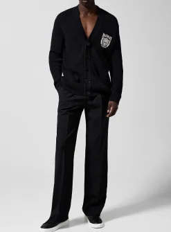 Pleated black pant