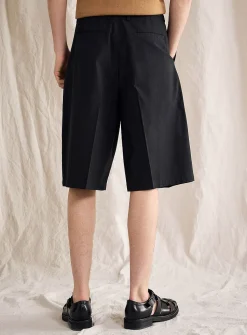Pleated XL Bermudas