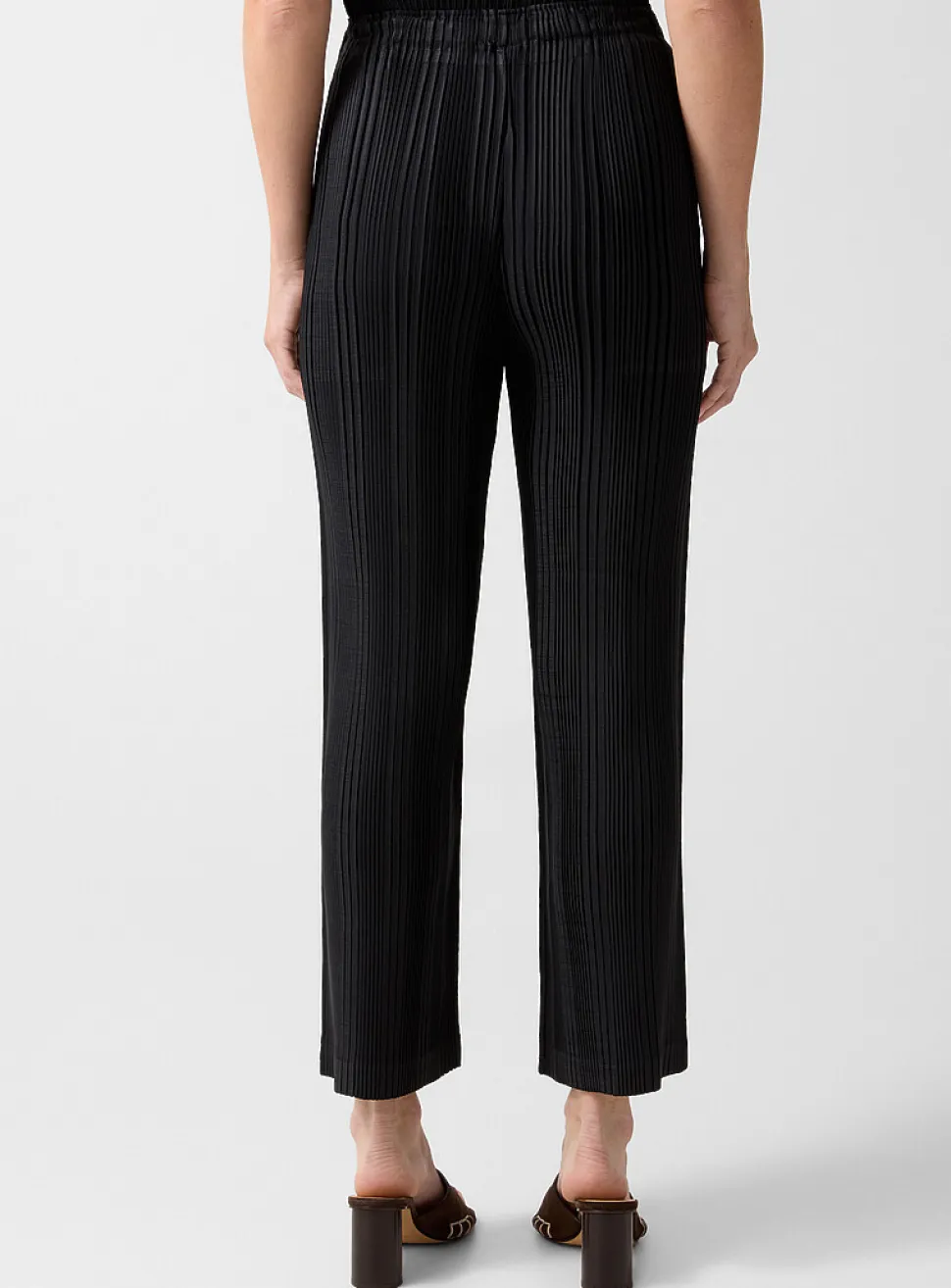 Pleats Please straight-leg pants
