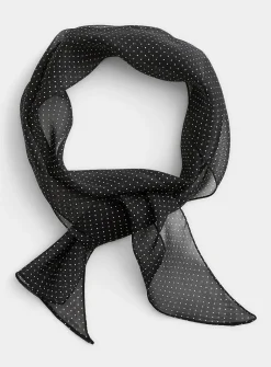 Polka-dot tie scarf
