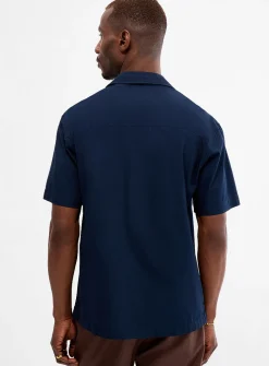 Poplin camp shirt