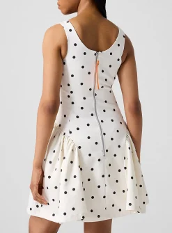 Poppy polka dot dress