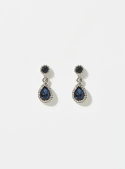 Precious stone earrings
