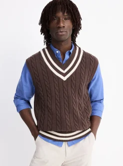 Preppy sweater vest