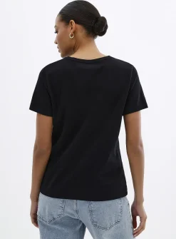 Printed Pima cotton T-shirt
