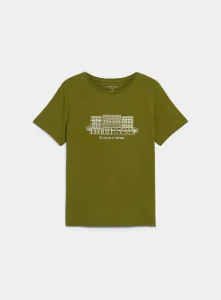 Printed Pima cotton T-shirt