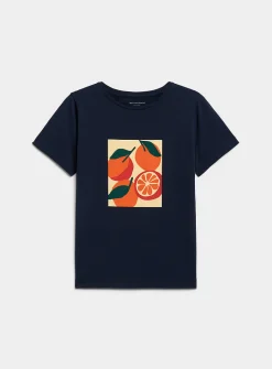 Printed Pima cotton T-shirt