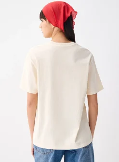 Printed washed T-shirt