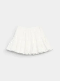 Puffy tiered miniskirt