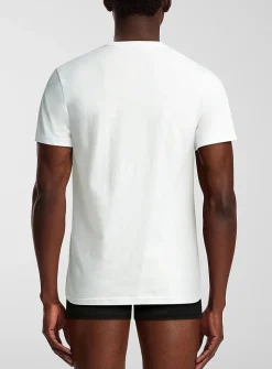 Pure cotton crew-neck undershirt
