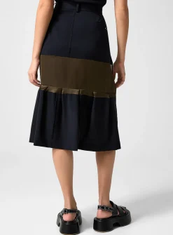 Pure wool midi dress