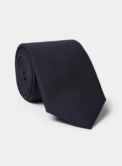 Pure wool solid tie