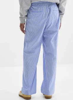 Pyjama-stripe easy pant