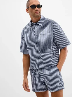 Pyjama-striped shirt