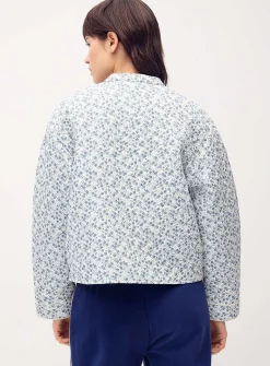 Quilted floral jacket