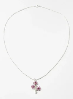 Rambling Rose pendant necklace