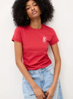 Red mini logo T-shirt