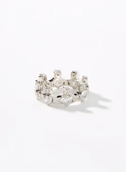 Renetta small hearts ring