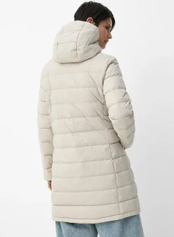 Reprocessed nylon half-length coat