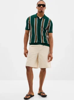 Retro stripe polo