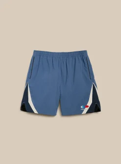 Retro woven track short