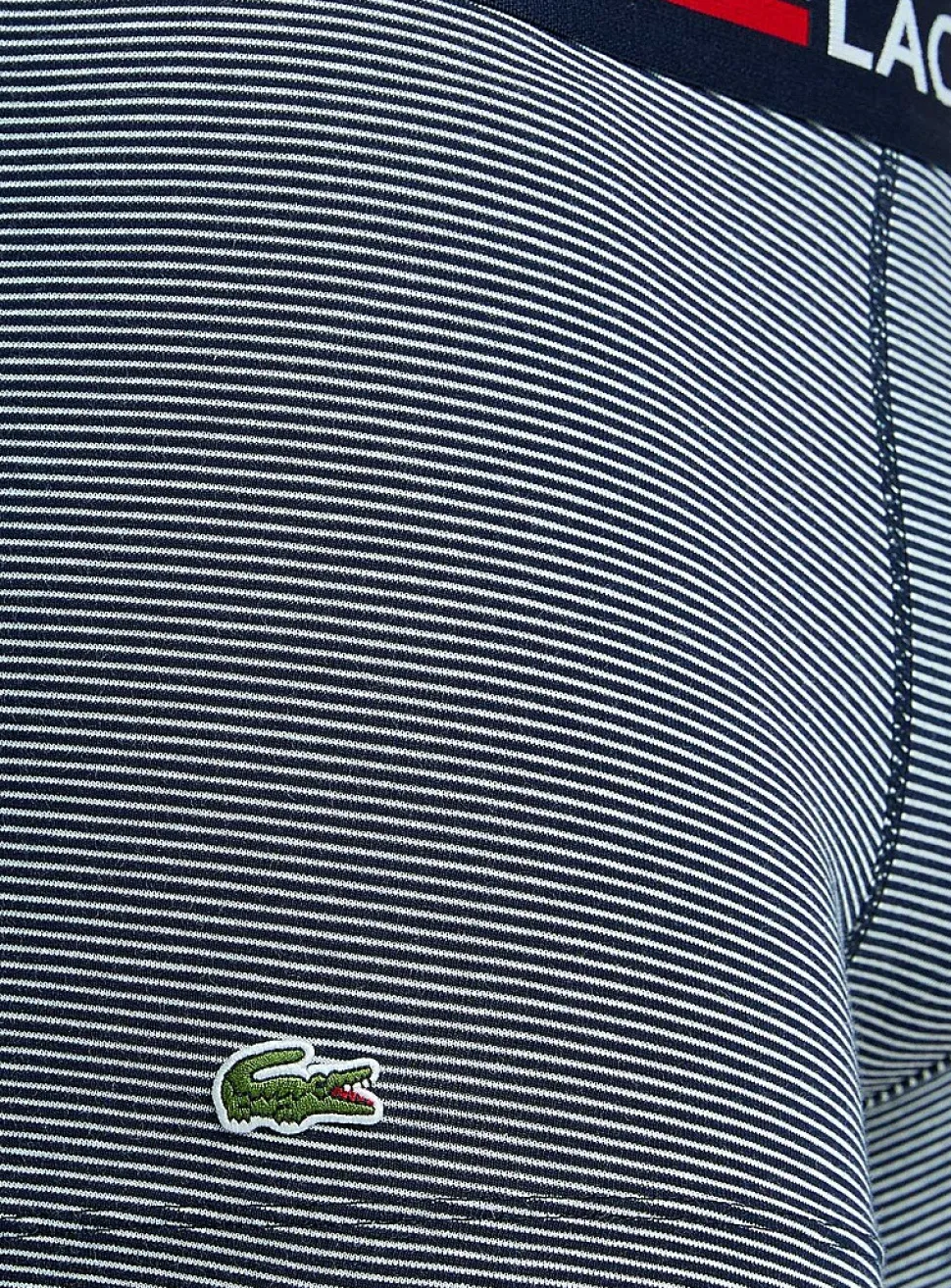 3" retro striped-waist trunk