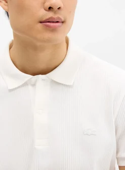 Ribbed block polo