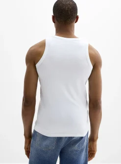 Ribbed jersey cami