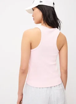 Ribbed scoop-neck cami