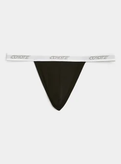 Ribbed thong