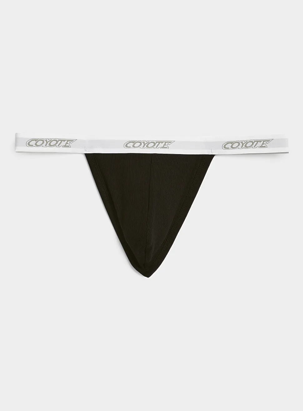Ribbed thong