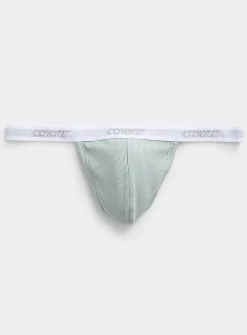 Ribbed thong