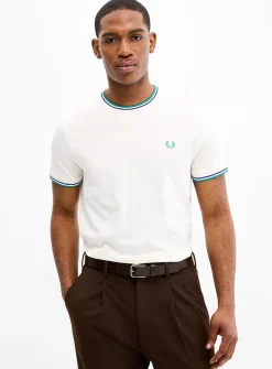 Ribbed trim T-shirt