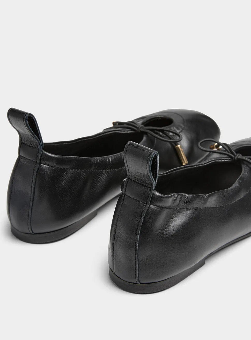 Rosalind bow leather ballet flats