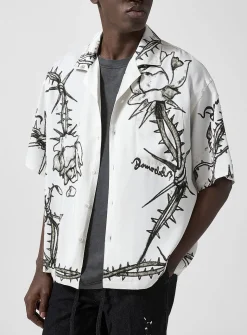 Roses and thorns cabana shirt