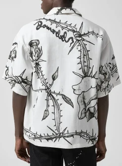 Roses and thorns cabana shirt