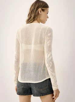 Roses crocheted cardigan