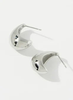 Rounded dome earrings