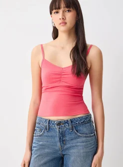 Ruched centre cami