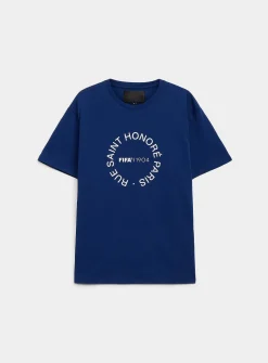 Rue Saint Honoré circular-logo T-shirt