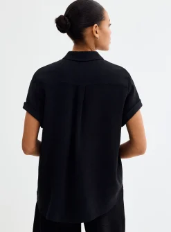 Samajana cuffed-sleeve shirt