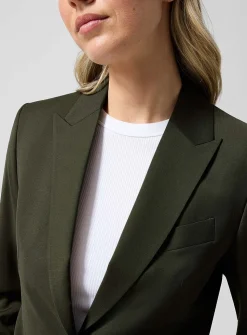 Sasha stretch cool wool fitted blazer