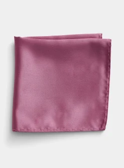 Satiny pocket square