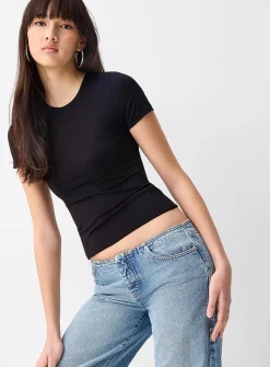 Second skin high neckline T-shirt