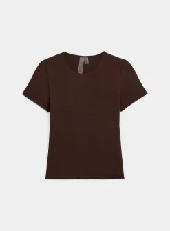 Second skin high neckline T-shirt