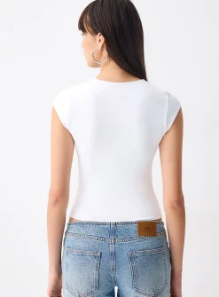 Second skin square neckline bodysuit