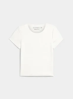 Second-skin short-sleeve crew-neck T-shirt