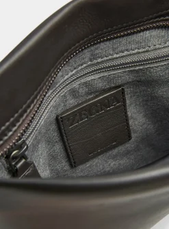 Secondskin supple leather cross-body bag