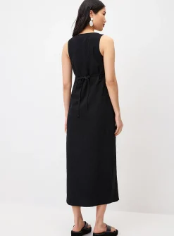 Seersucker maxi dress